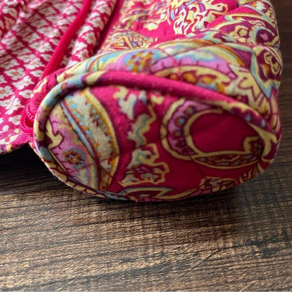 Raymond Waites Jewelry Roll Case Travel Organizer in Pinkish/Red Paisley Print - Picture 9 of 10